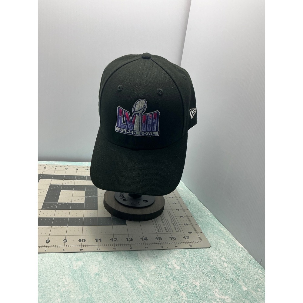 New Era 9FORTY Super Bowl LVIII NFL Black Adjustable Baseball Hat One Size